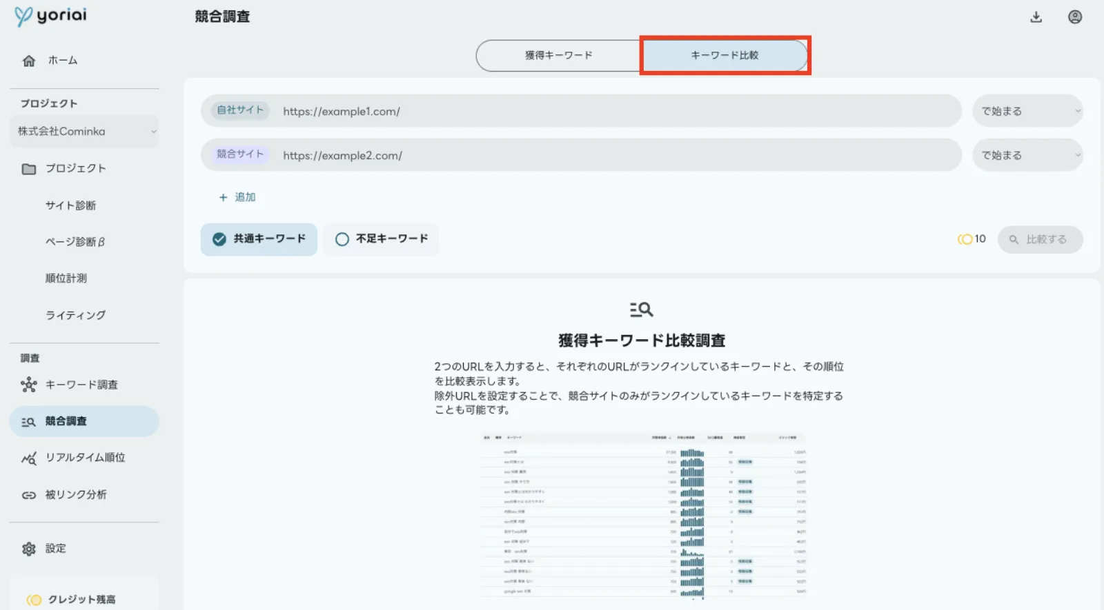キーワード比較画像1