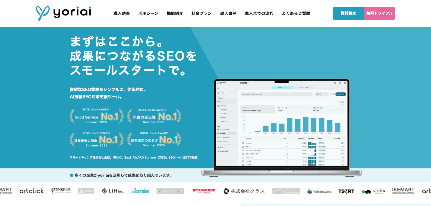yoriaiSEOのAIライティングツール
