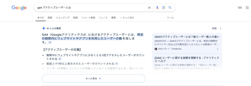 AIによる概要