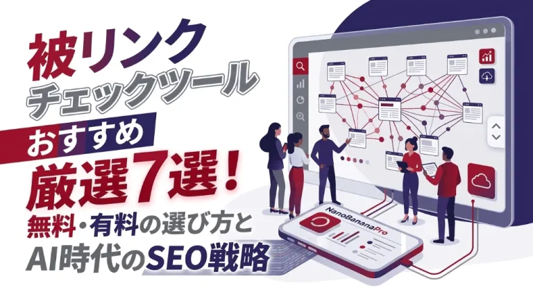 被リンクチェックツールおすすめ厳選7選！無料・有料の選び方とAI時代のSEO戦略