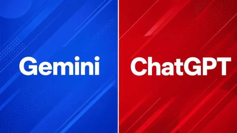 ChatGPTとGeminiの比較ハイライト図解